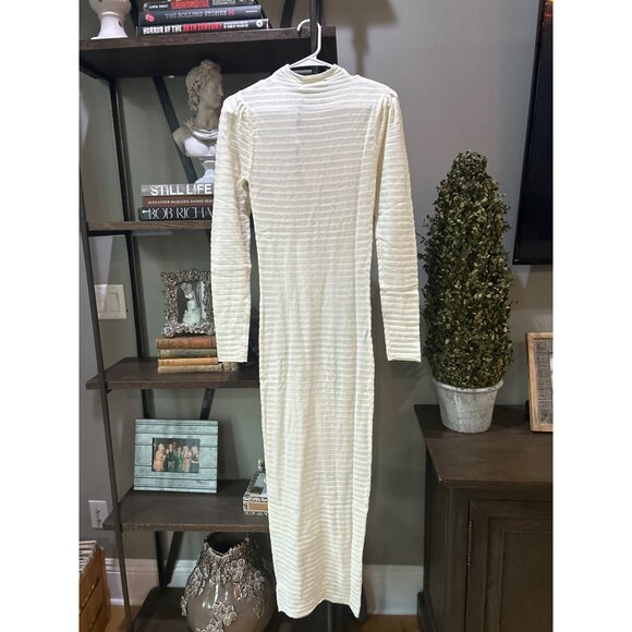 ROLLA'S Edgar Knit Maxi Dress Cream Womens Size Small - Picture 8 of 10